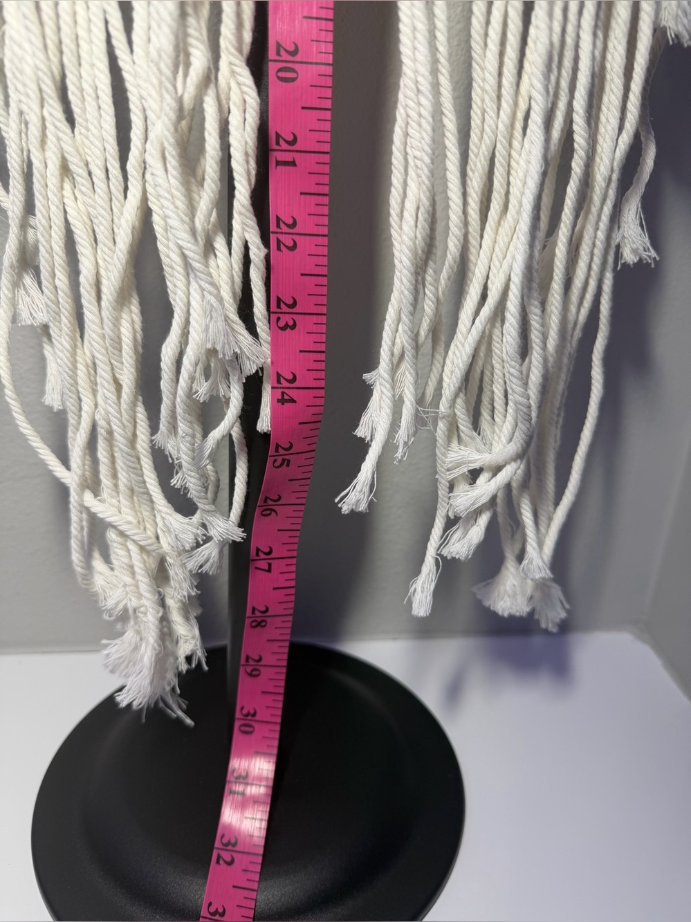 Macrame Angel Wings Dream Catcher in Cream - Picture 9 of 14